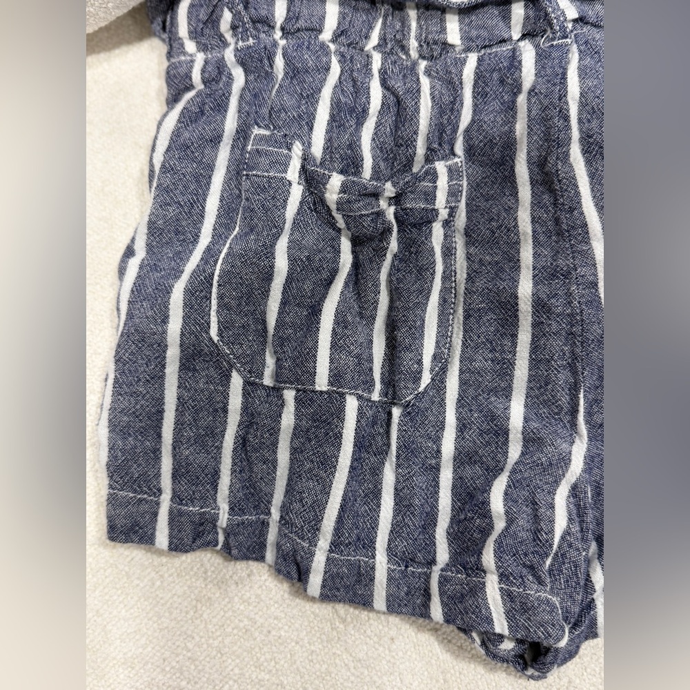 Sincerely Jules Striped Linen Paperbag Shorts - Picture 7 of 10